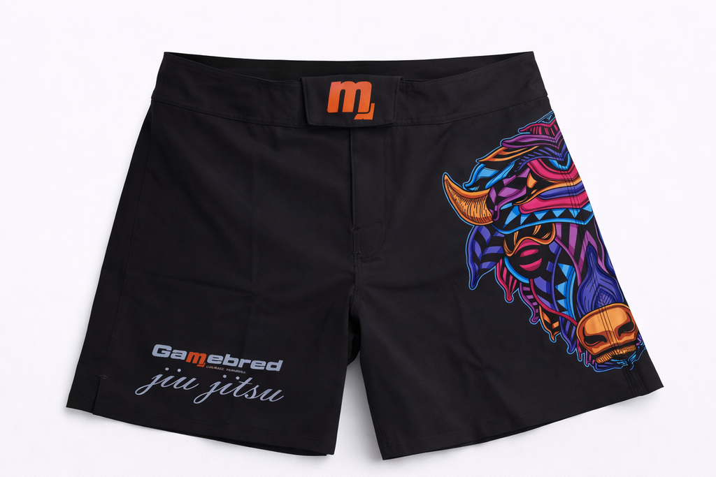 Gamebred Samurai Bull Fight Shorts | MMA · BJJ · Grappling · Training