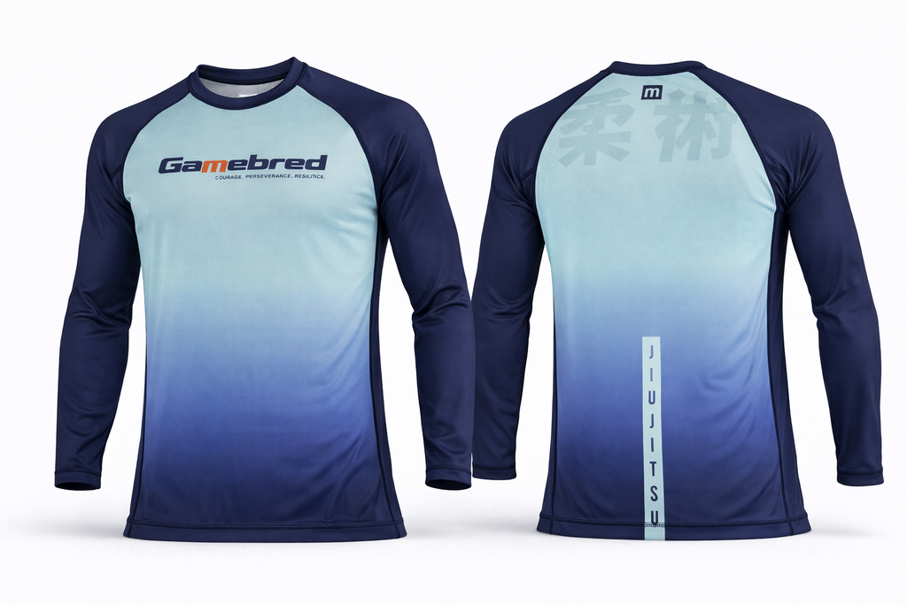 Gamebred Men’s Long Sleeve Rash Guard | MMA · BJJ · No-Gi · Training