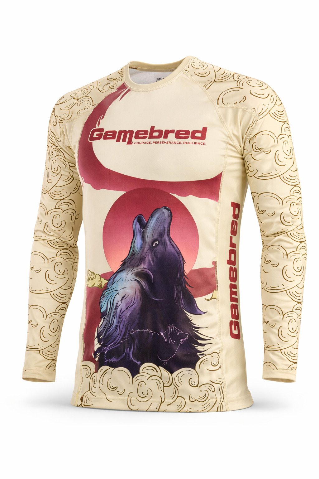 Gamebred Youth and Men’s Compression Rash Guard | BJJ · MMA · No-Gi · Training